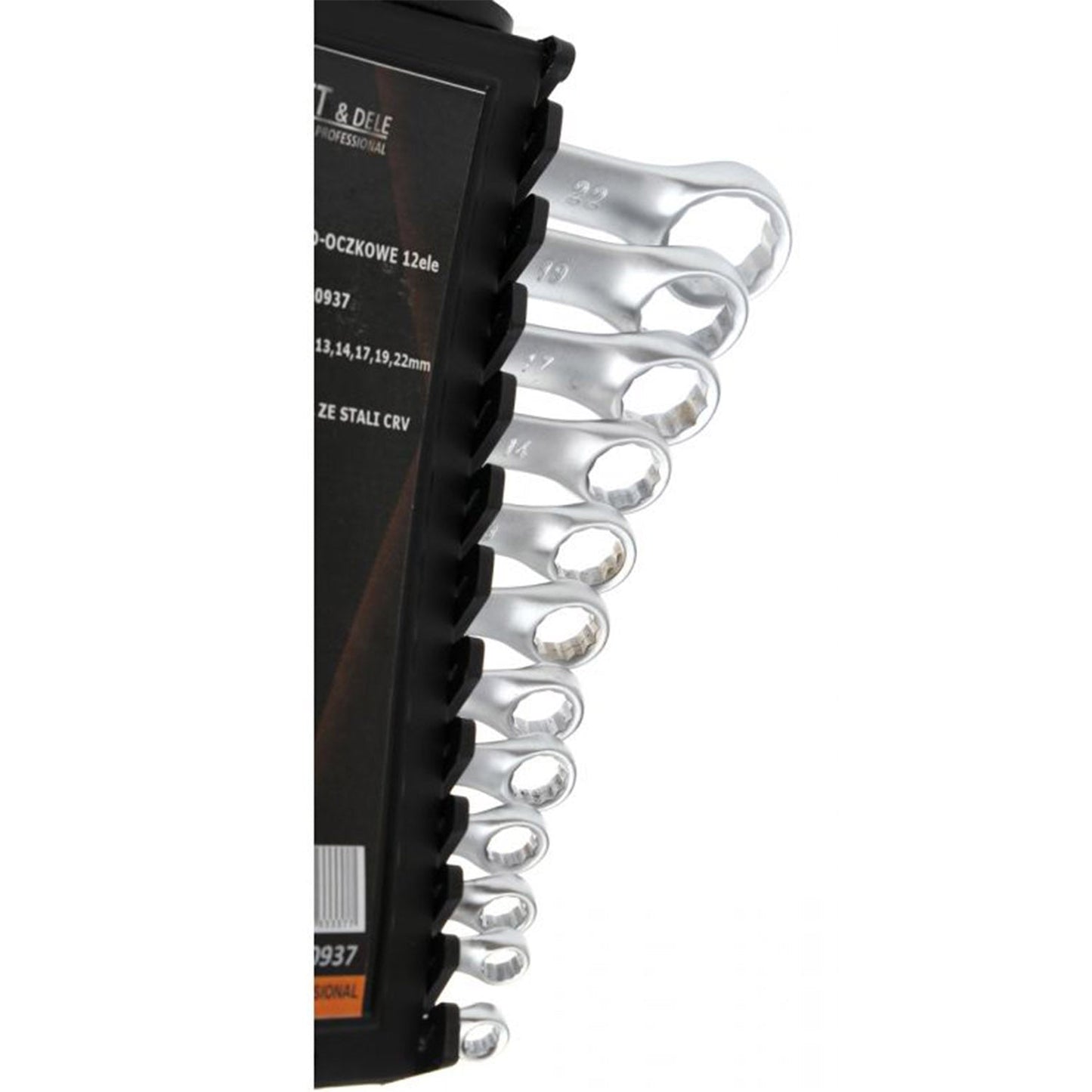 Set de chei combinate, 12 piese, Kraft&Dele KD10937, 6-22MM