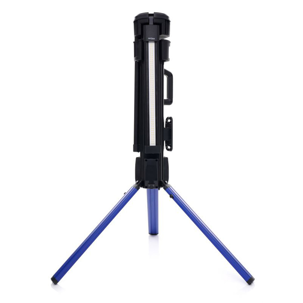 *OFERTE-DE-VARA* Lampa multifunctionala reincarcabila Kraft&Dele KD1266, 2 proiectoare LED, 10000Lm, acumulator 4000mAh, 6 moduri, 2 culori, cu trepied , pentru ateliere, camping, constructii etc