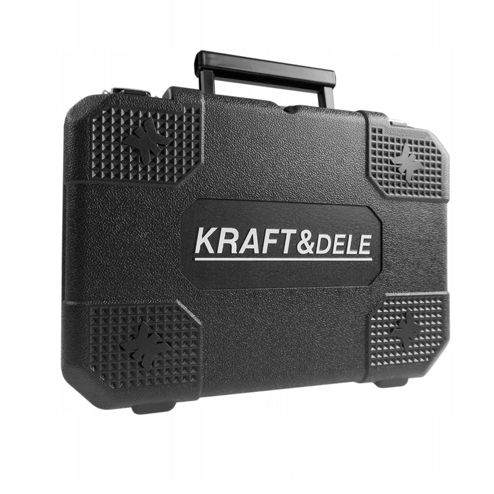 BLACK-FRIDAY Surubelnita electrica cu 2 acumulatori Kraft&Dele KD1670, 12 V, accesorii incluse