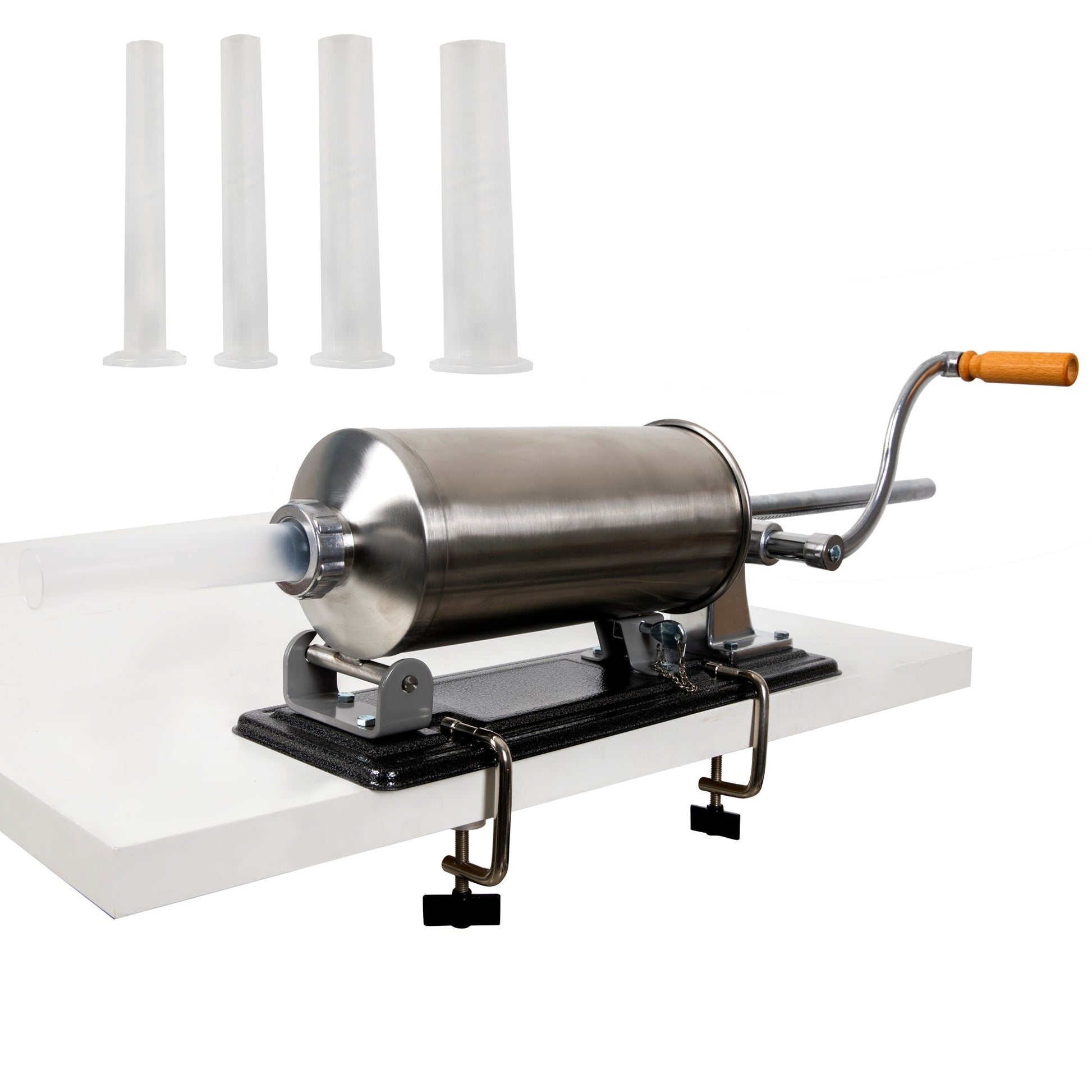 Masina de umplut carnati, Vokner, 3kg, pozitie orizontala, din inox