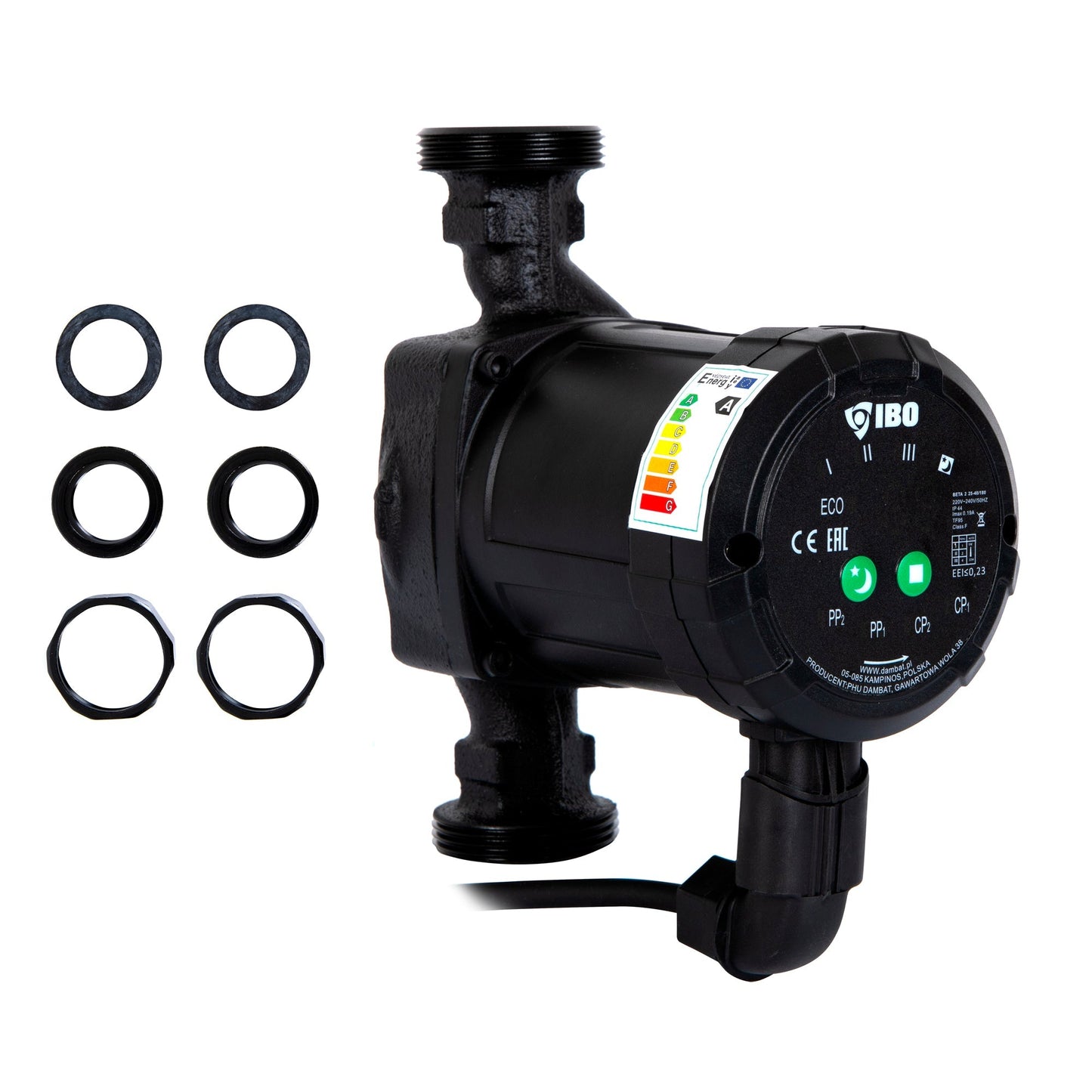 Pompa recirculare centrala IBO Dambat BETA 2 25-40/180, 48l/min, 22W
