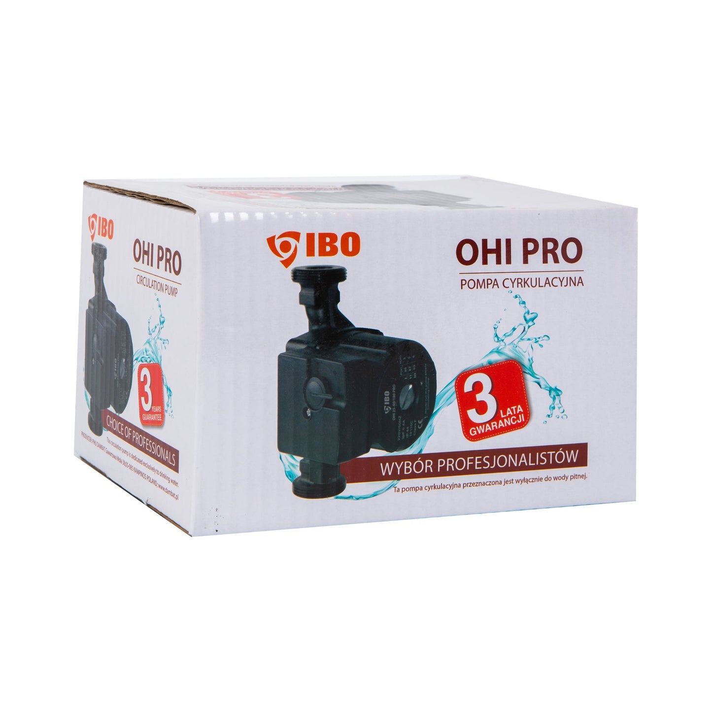 Pompa recirculare centrala IBO Dambat OHI PRO 25-60/130, 55l/min, 93W