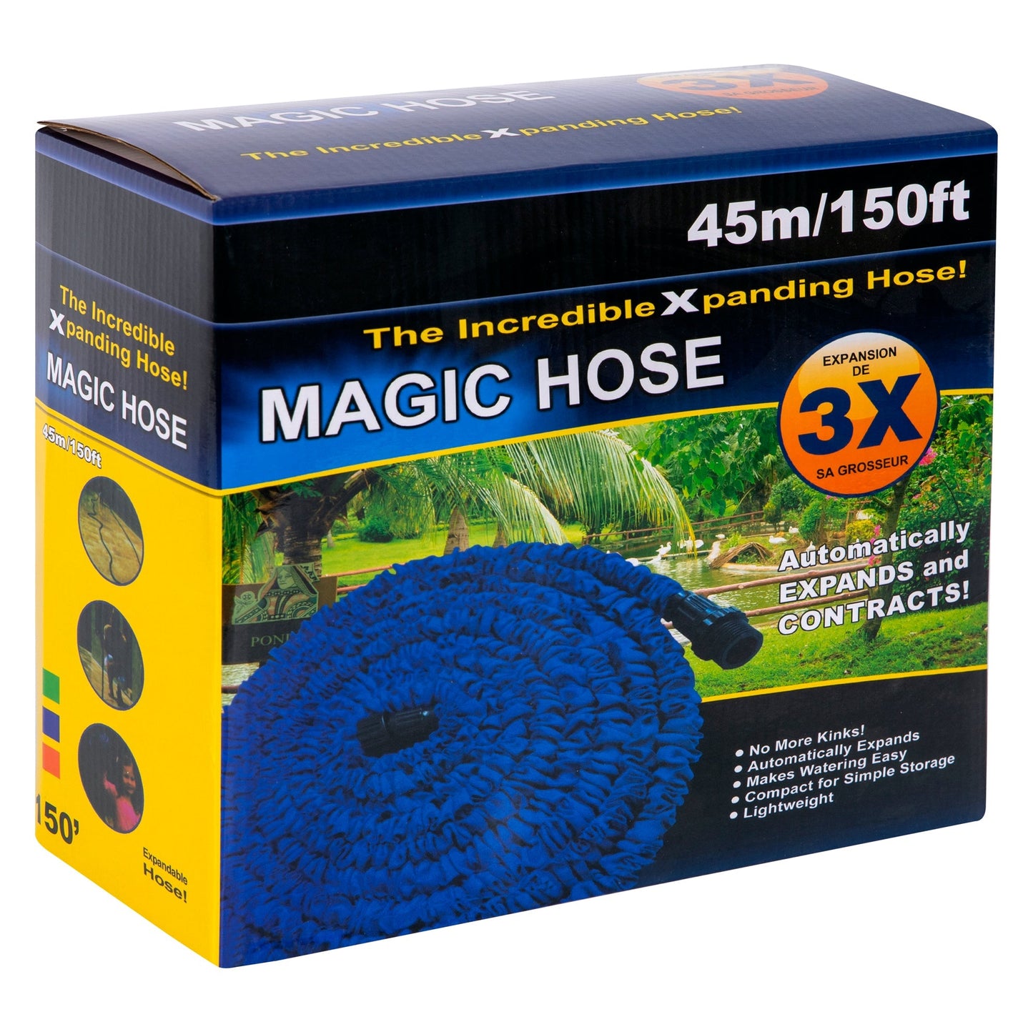 Furtun gradina extensibil Ibo Dambat Magic Hose, 1", lungime 45m