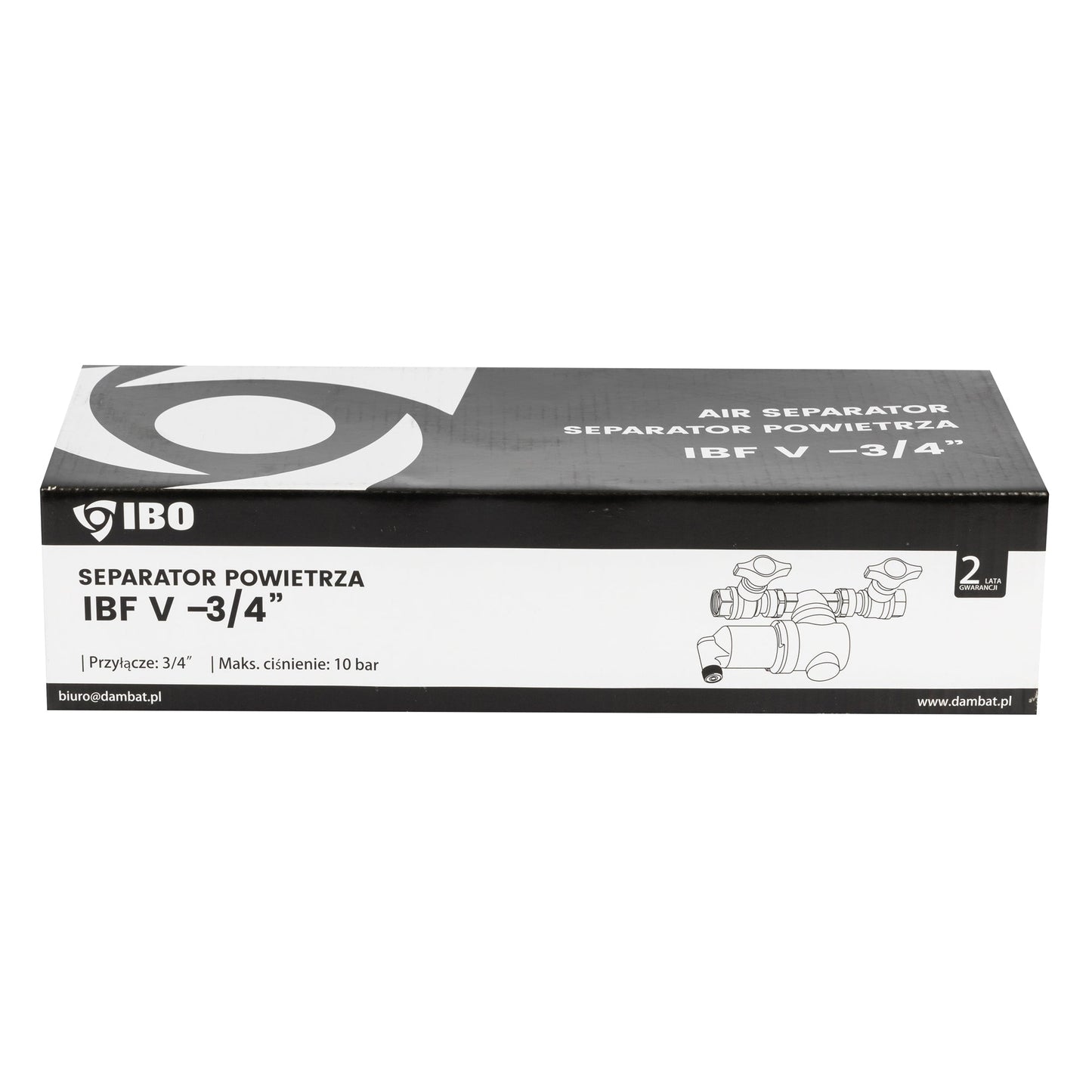 Separator de aer POMPINA-Poland IBF V, 3/4 toli, 10 bar