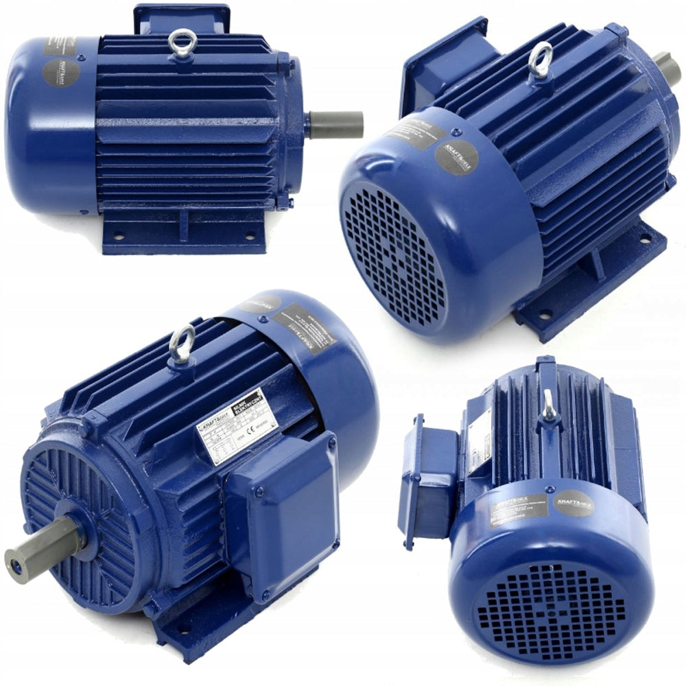 *OFERTE-DE-VARA* Motor electric trifazat Kraft&Dele KD1817, 4KW, 1440RPM, carcasa fonta