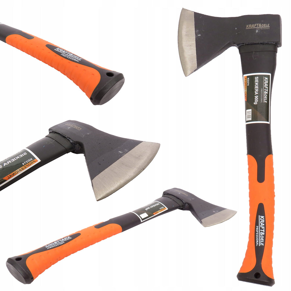 Topor despicat lemne Kraft&Dele KD274, 900g, coada din fibra de sticla
