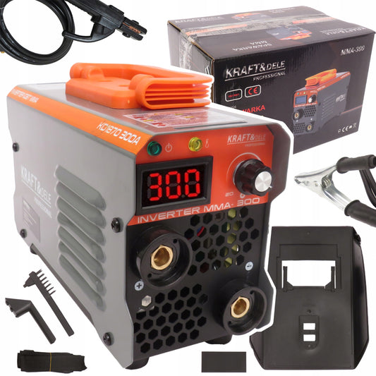 Aparat de sudura Kraft&Dele KD1870, MMA, 300A, Tehnologie IGBT, PWM si AntiStick