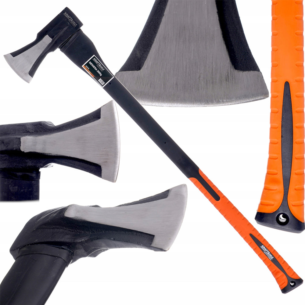 Topor despicat lemne VOKNER 276, 3Kg, coada din fibra de sticla
