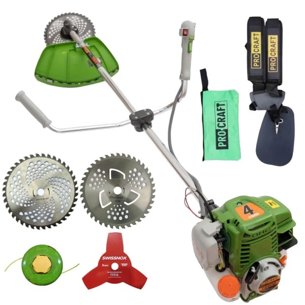 Motocoasa Procraft T5600, 7.8CP, 9000Rpm, cu 3 sisteme taiere ( PRODUS RESIGILAT )