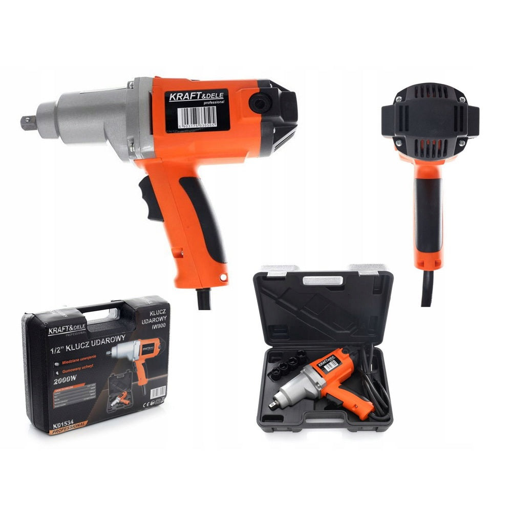BLACK-FRIDAY Surubelnita electrica cu impact Kraft&Dele KD1534, 2000W, 2300RPM