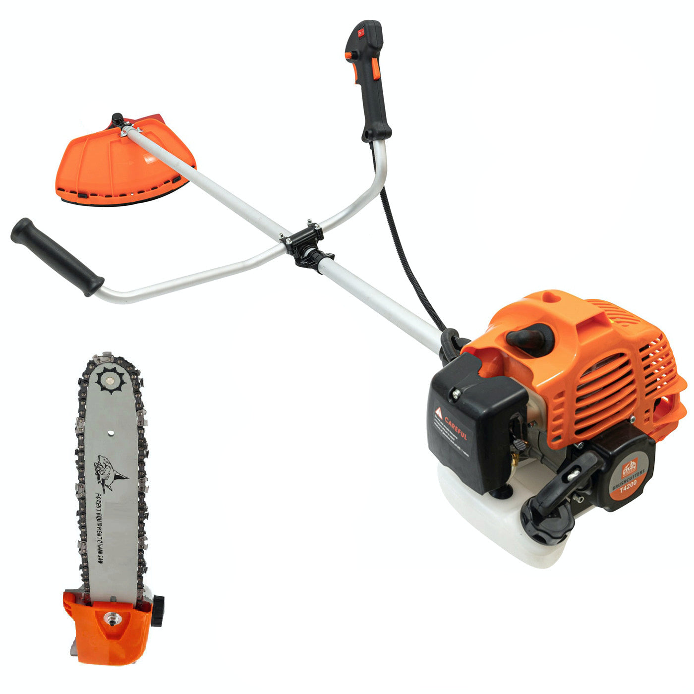Motocoasa Alpin Profi 4200, 5.6CP, 9000Rpm, + Cap Drujba si 4 sisteme taiere incluse