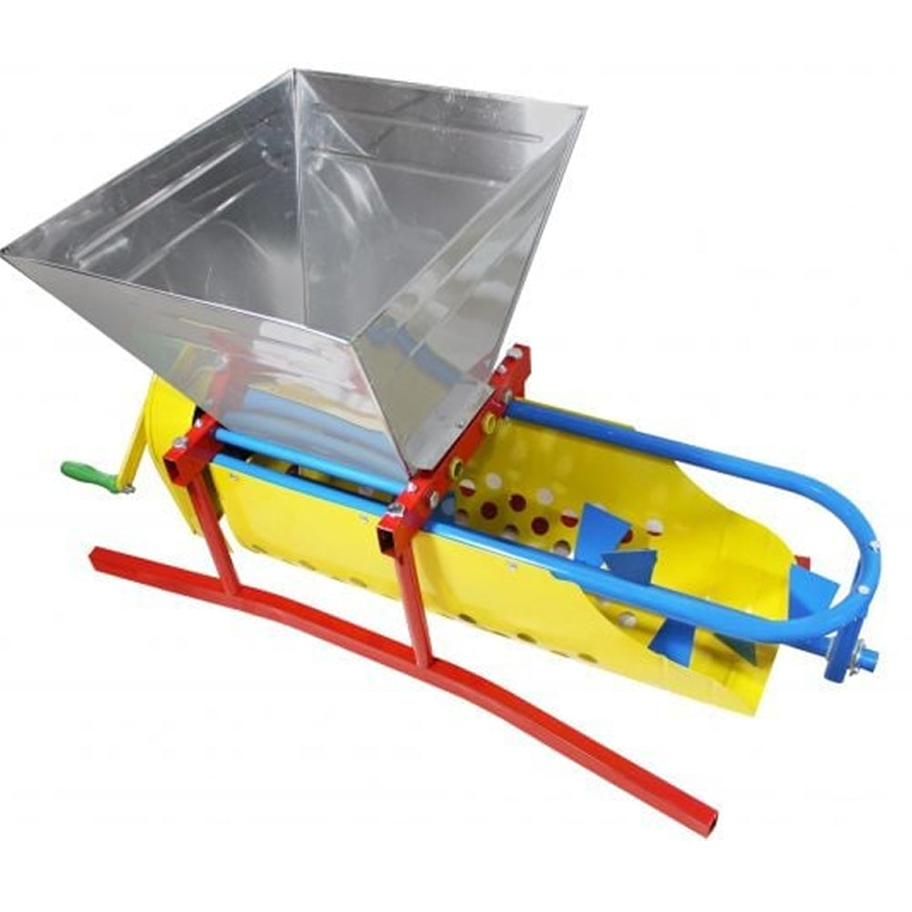 Zdrobitor struguri cu desciorchinator, Go.Fi, 300 kg/h, cuva metal 20L ( PRODUS RESIGILAT )