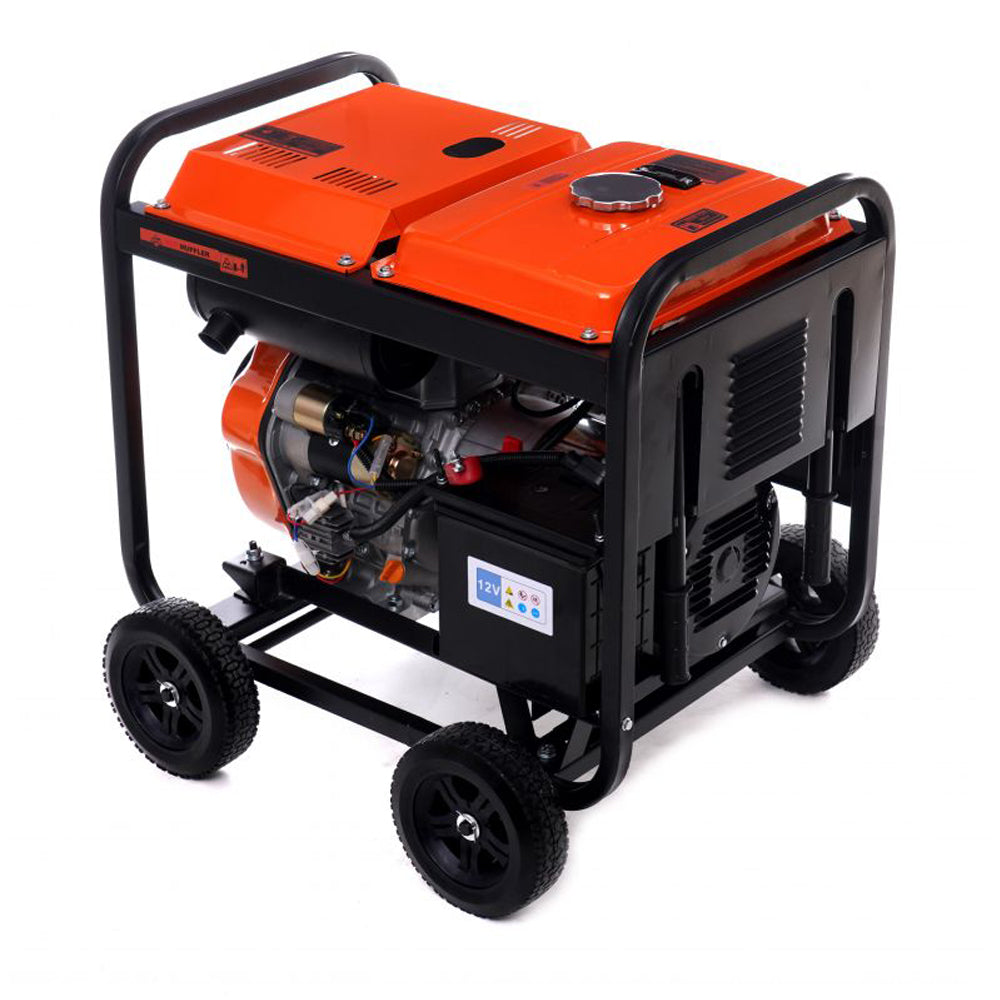 *OFERTE-DE-VARA* Generator curent diesel Kraft&Dele KD168, 230V, stabilizator tensiune (AVR), roti transport si pornire la cheie