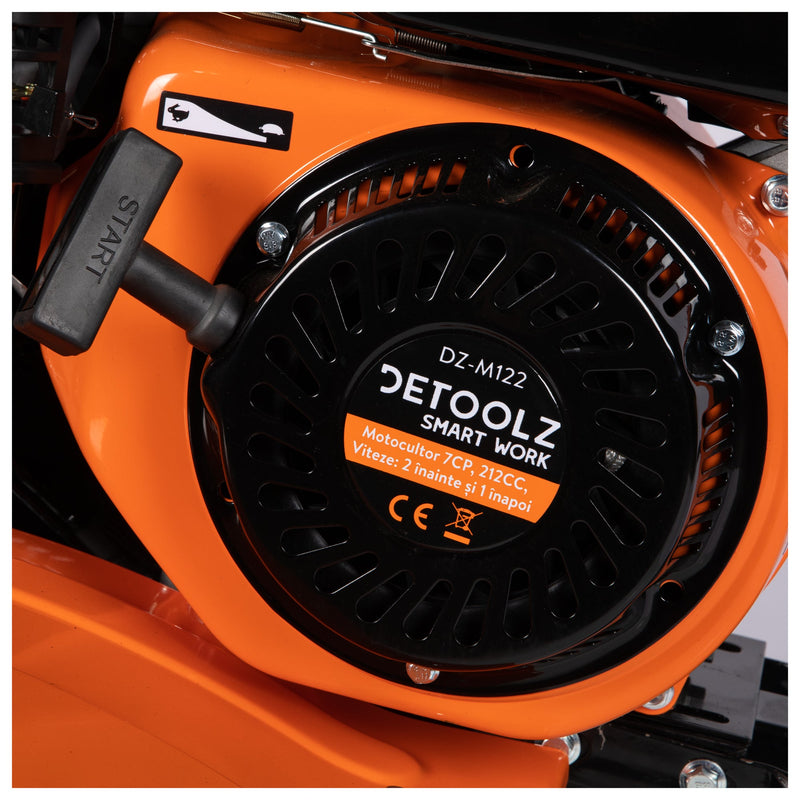 Motocultor DeToolz DZ-M122, 7CP, 4T, 3600RPM ( PRODUS RESIGILAT )