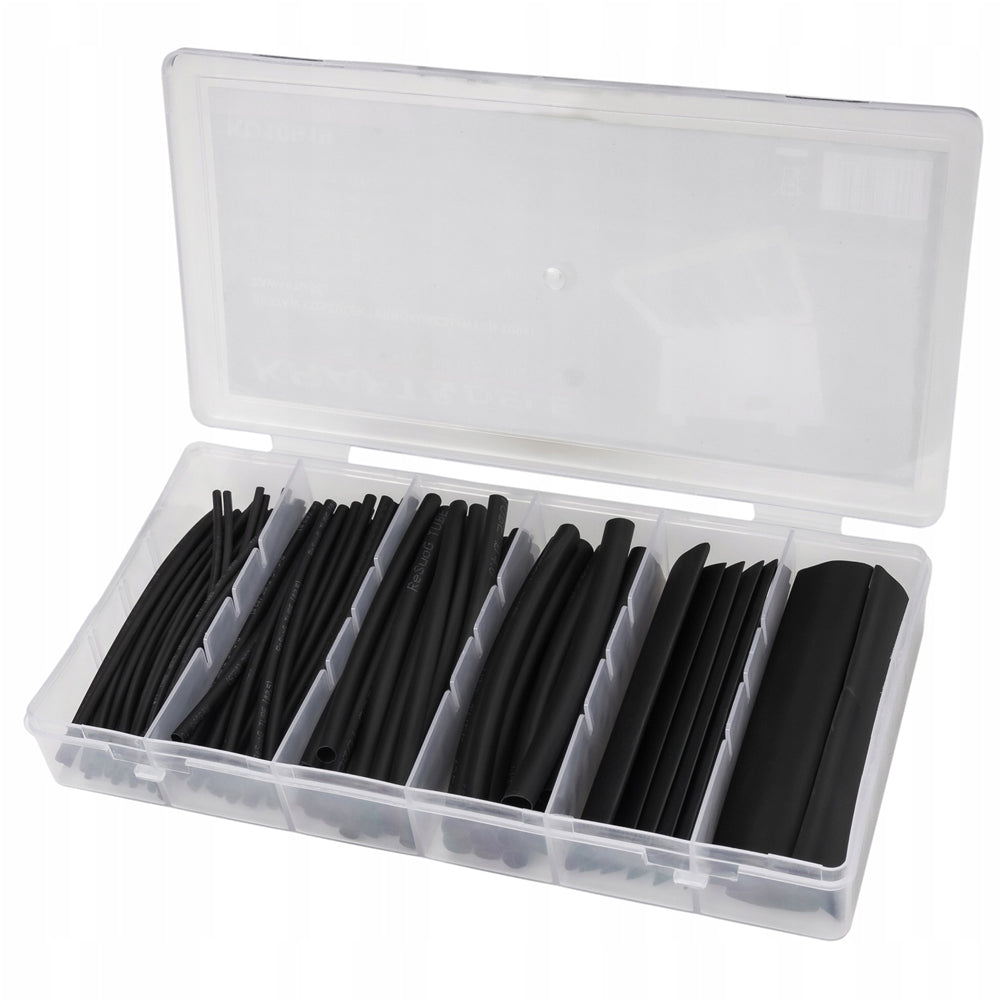 *OFERTE-DE-VARA* Set 100buc mansoane de izolatie termocontractabile 10919, negre