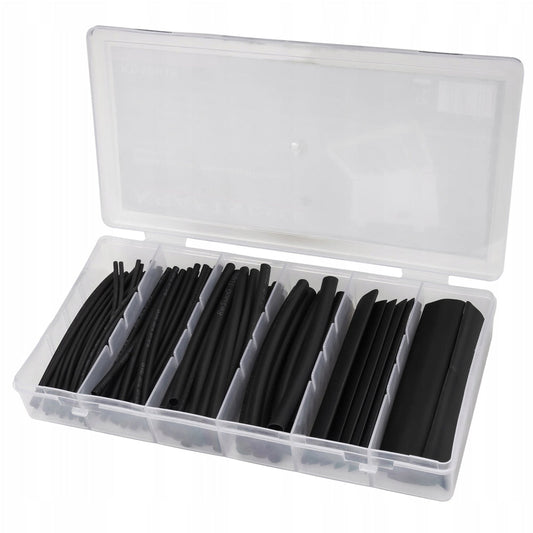 *BLACK-FRIDAY* Set 100buc mansoane de izolatie termocontractabile 10919, negre