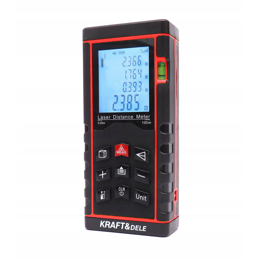 *OFERTE-DE-VARA* Telemetru cu laser Kraft&Dele KD10408, 100m + husa protectie