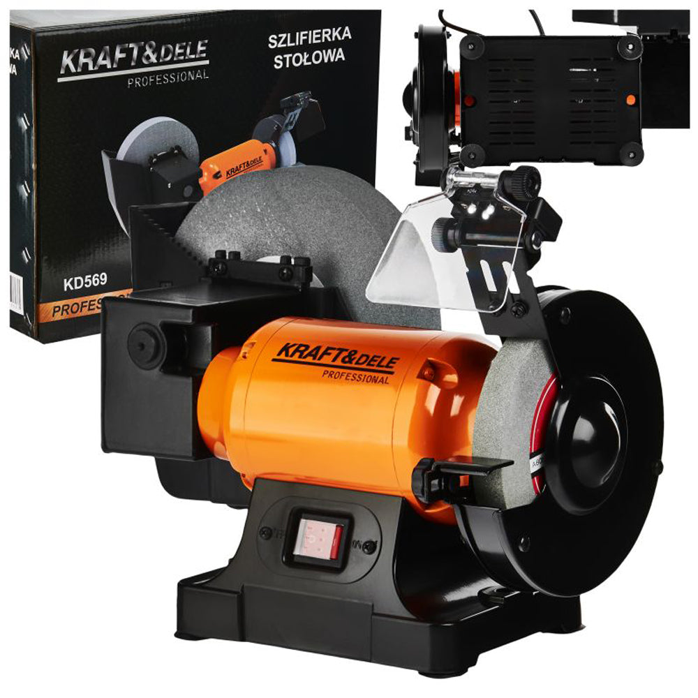 Polizor de banc 569, 1800W, 2980RPM, diametrul discului 150mm