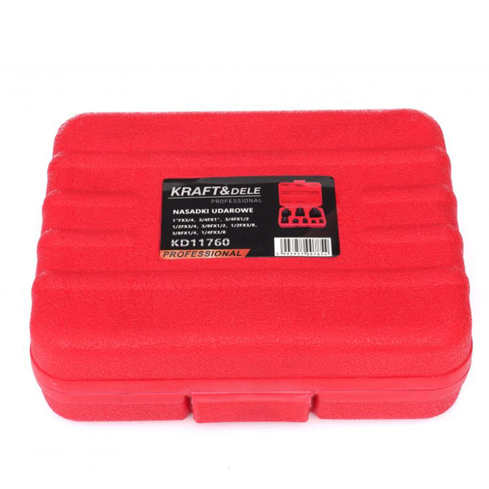Set tubulare impact Kraft&Dele KD11760, 8 piese, destinat atelierelor profesionale si casnice