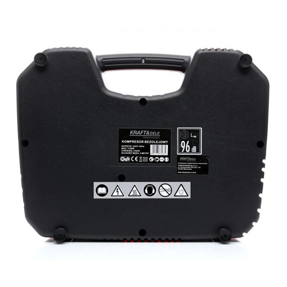 BLACK-FRIDAY Compresor aer fara ulei Kraft&Dele KD429, 1100W, 8Bar, 180L/min