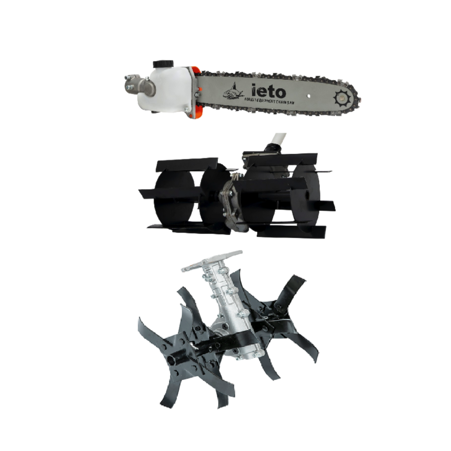Cultivator + Prasitoare + Cap tip Drujba, Accesorii Motocoasa Palmira