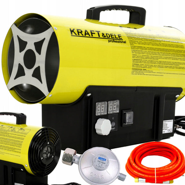 *PROMO* Tun de caldura pe gaz Kraft&Dele KD11701, 40kW, 650m3/h, Accesorii incluse, Profesional