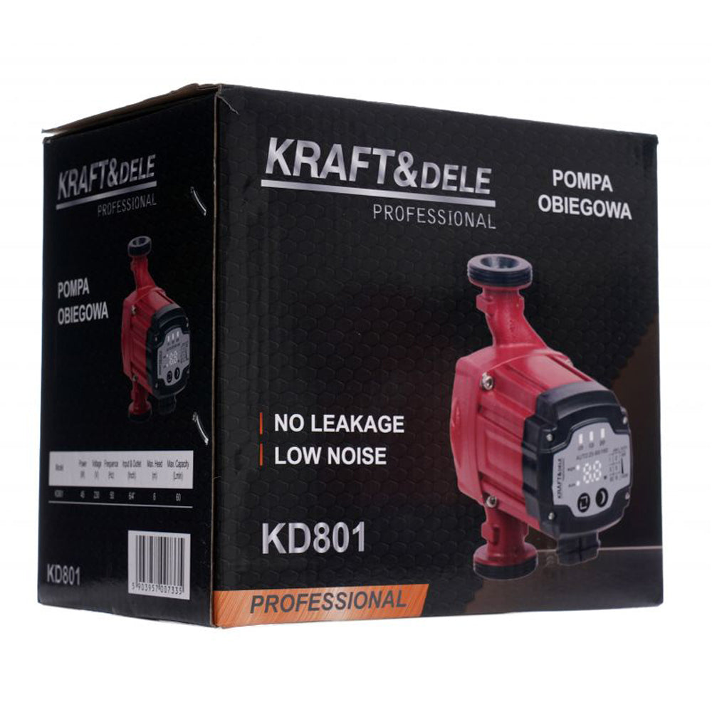 Pompa recirculare centrala Kraft&Dele KD801 25-60/180, 45W, 60l/min