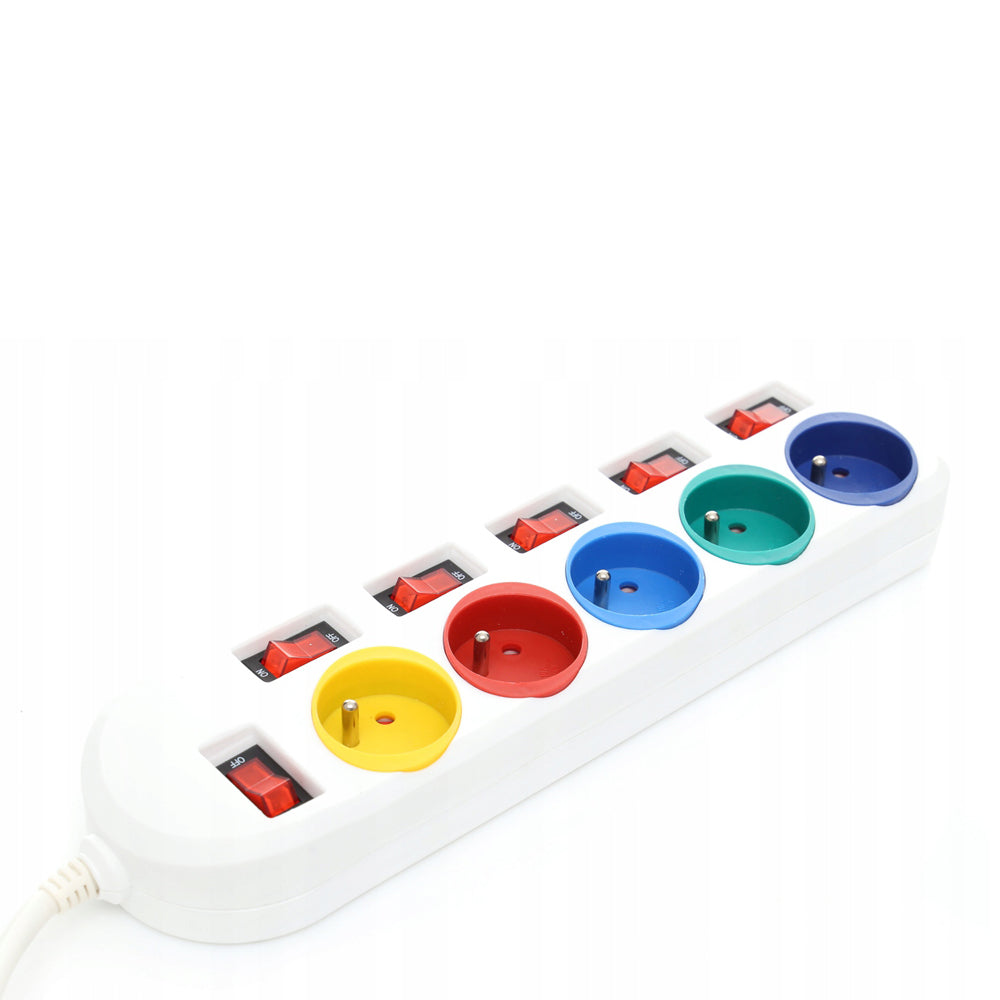*OFERTE-DE-VARA* Prelungitor electric cu intrerupator Kraft&Dele KD4001, 5 prize, 3m