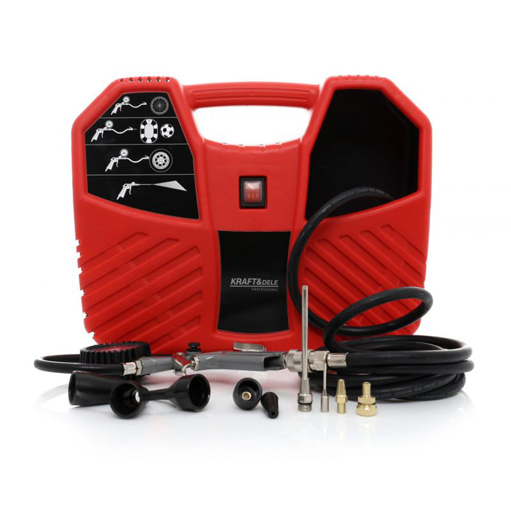 BLACK-FRIDAY Compresor aer fara ulei Kraft&Dele KD429, 1100W, 8Bar, 180L/min