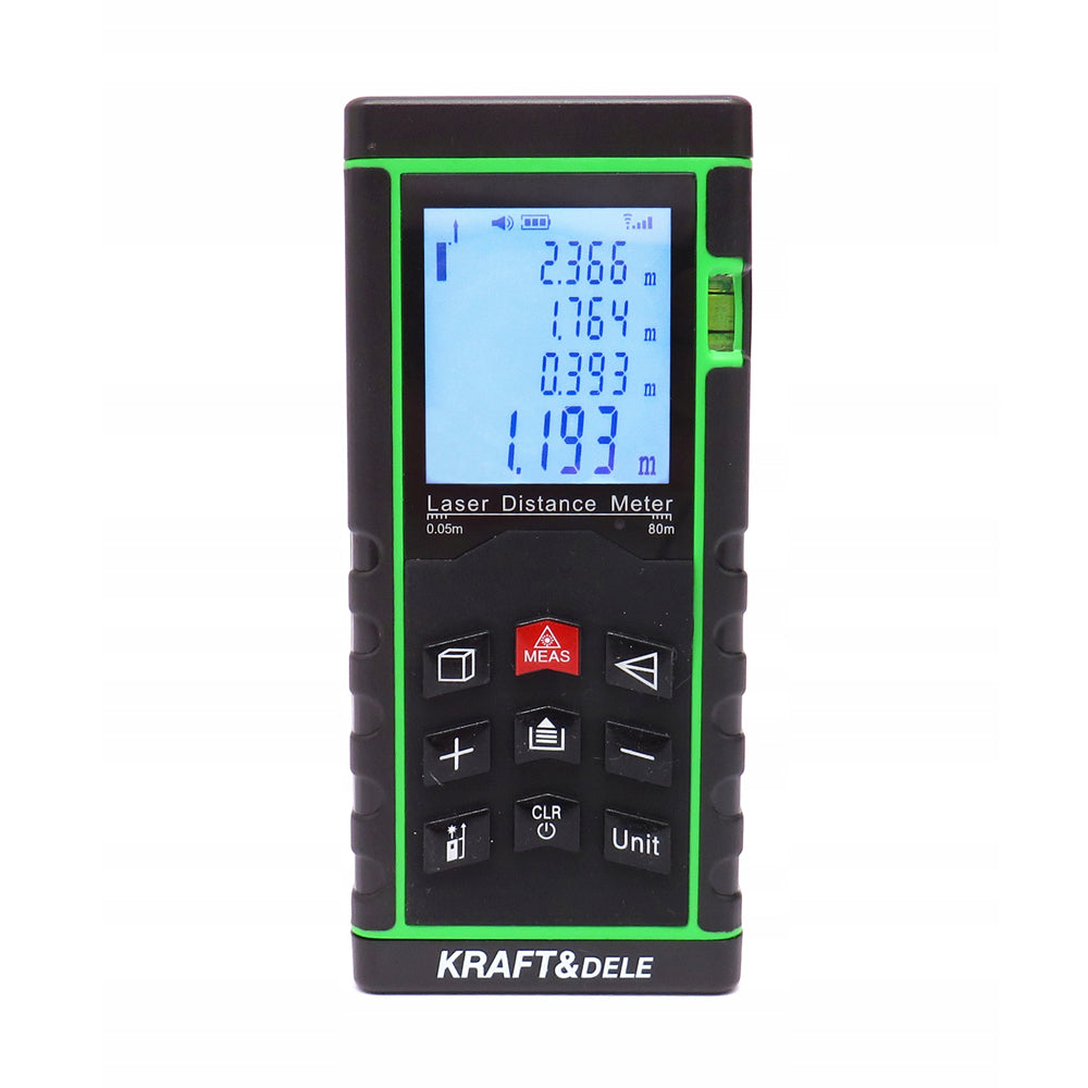*OFERTE-DE-VARA* Telemetru cu laser Kraft&Dele KD10407, 80m + husa protectie