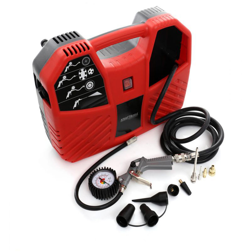 BLACK-FRIDAY Compresor aer fara ulei Kraft&Dele KD429, 1100W, 8Bar, 180L/min