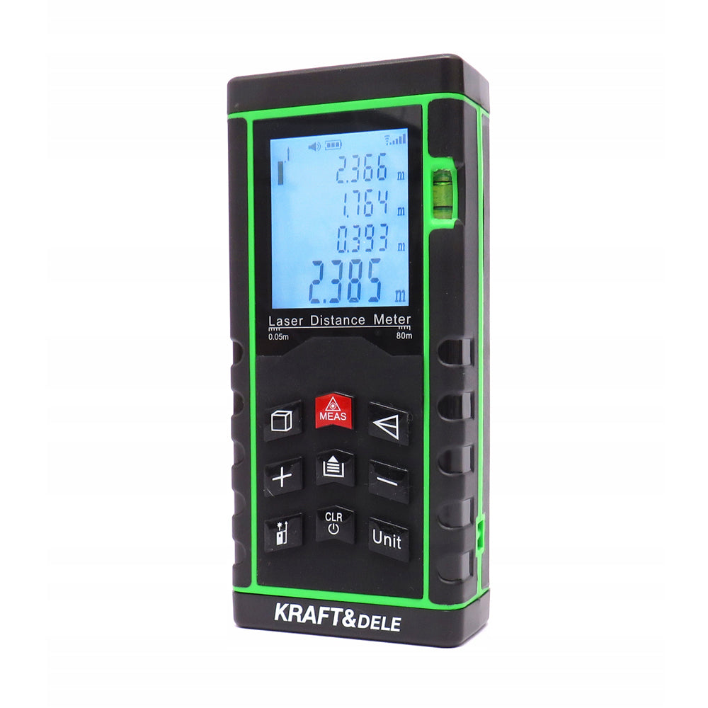 *OFERTE-DE-VARA* Telemetru cu laser Kraft&Dele KD10407, 80m + husa protectie
