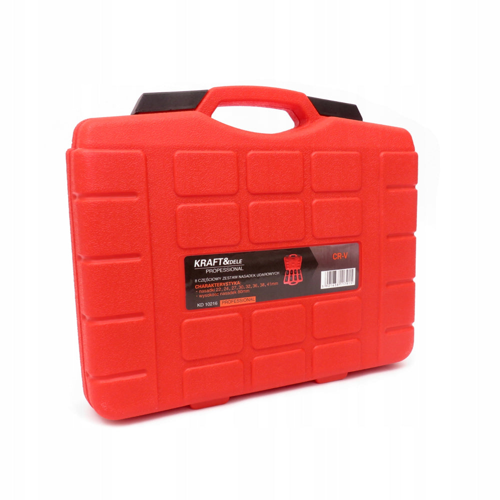 Set 8 prize cu impact Kraft&Dele KD10216, 1", 22-41mm, valiza transport inclusa
