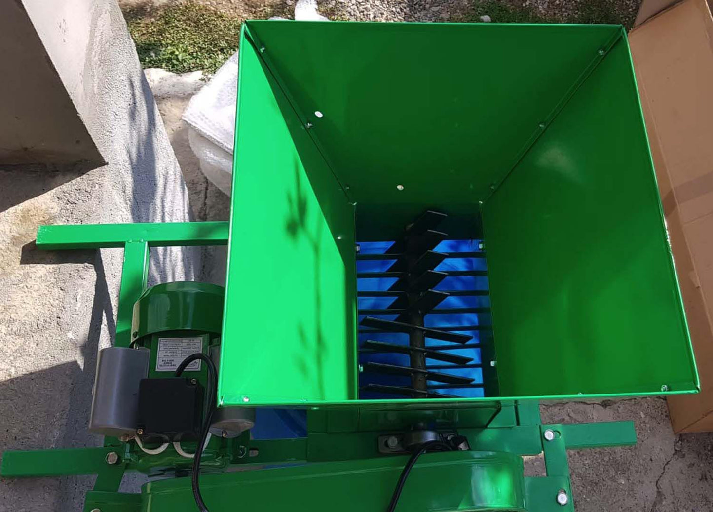 Zdrobitor fructe electric Alpin Profi, 500Kg/ora, motor 1.8Kw inclus