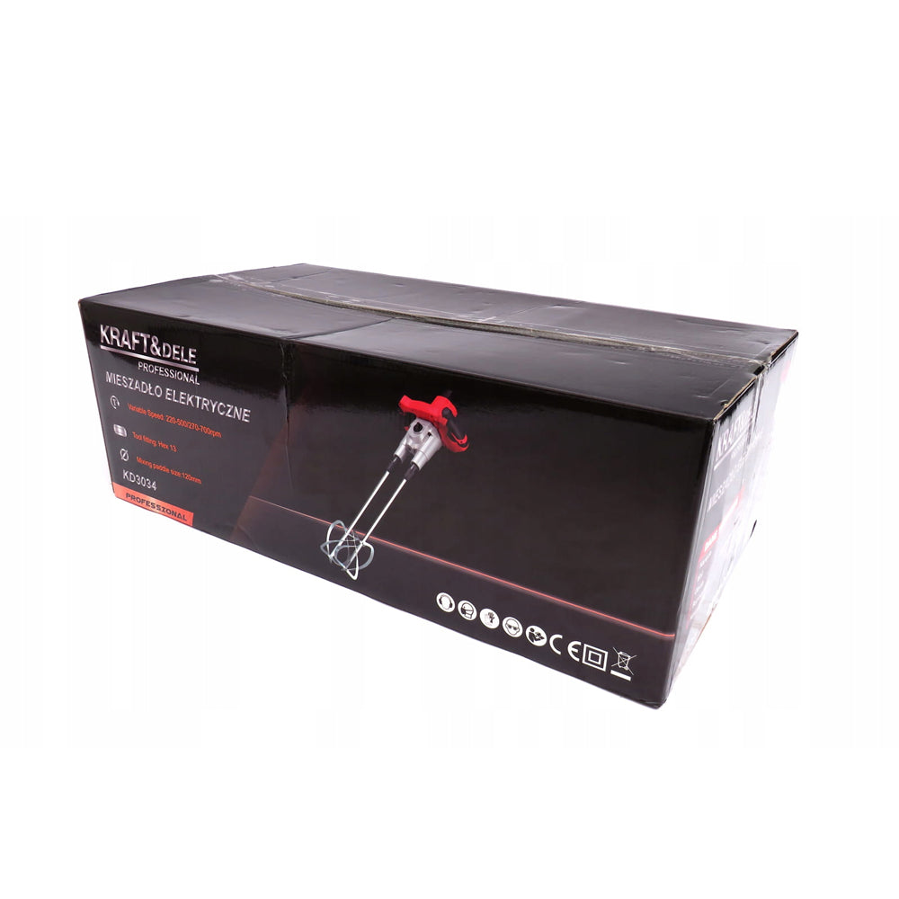 Amestecator mortar KRAFTSON % Import Polonia % 3034, 2800W, 680RPM, 2 Palete Incluse