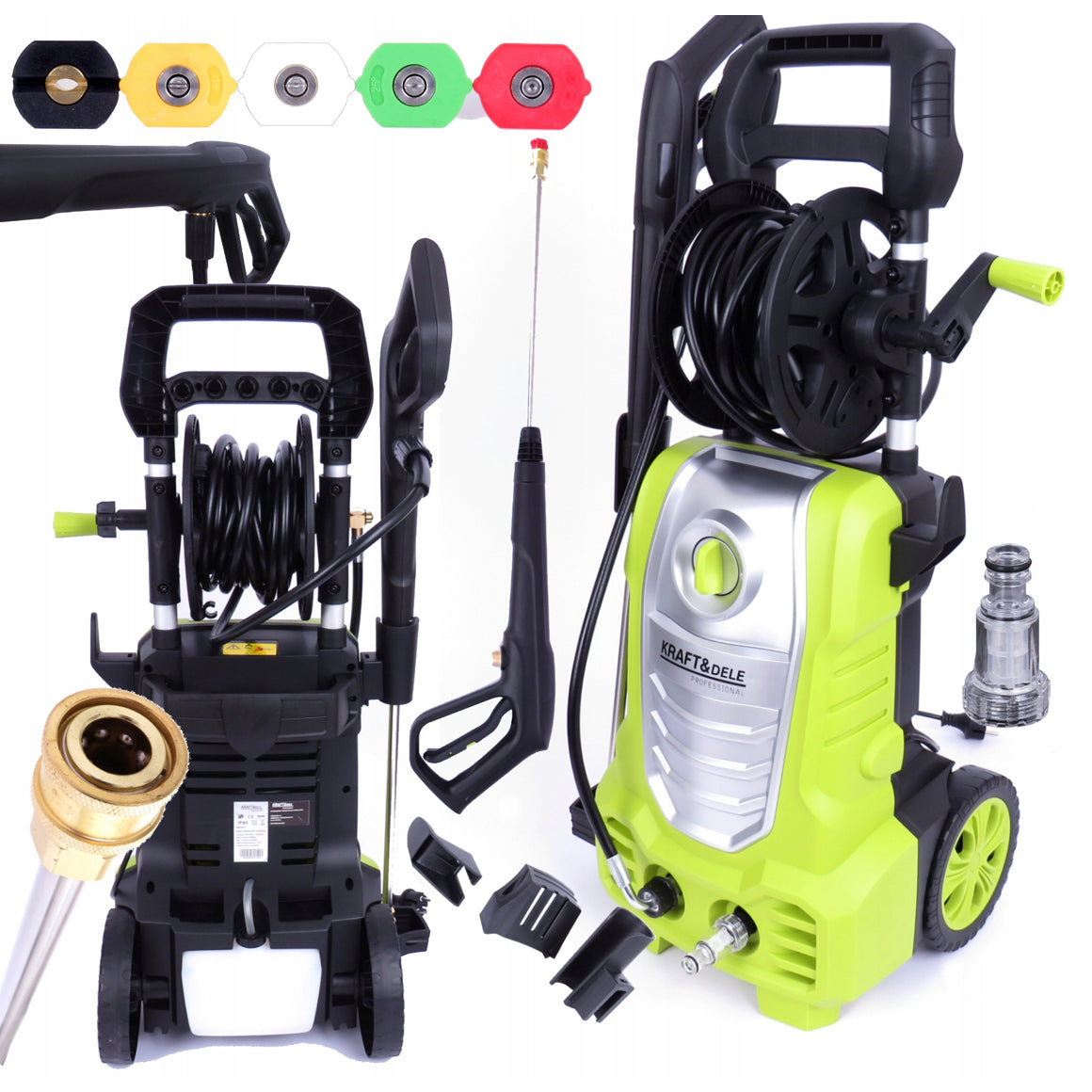 Aparat de spalat cu presiune, 2500W, 5L/min, Accesorii incluse, POLSKI K423, Poza2