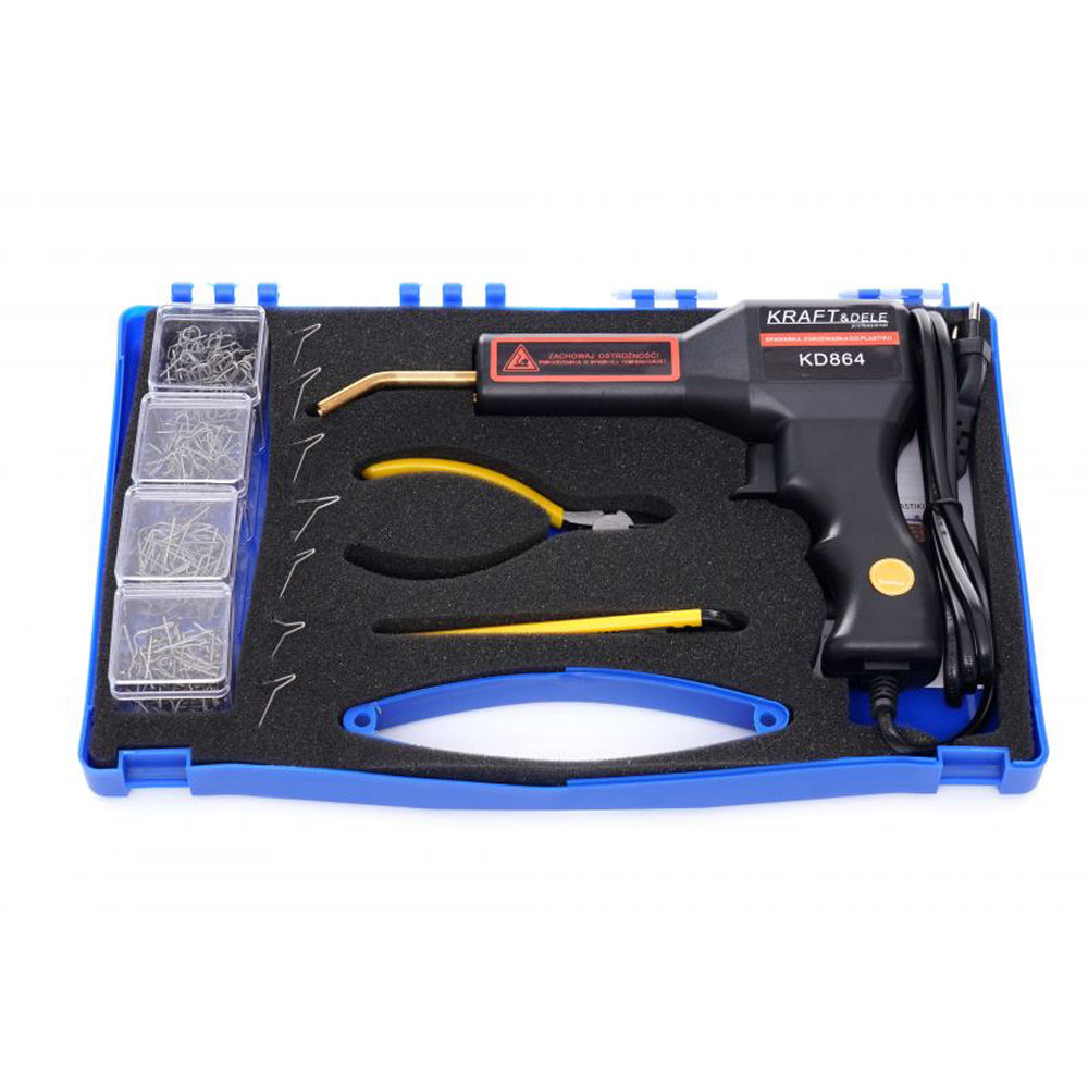 Aparat sudura plastic KRAFTSON % Import Polonia % 864, 50W, Accesorii si Valiza incluse