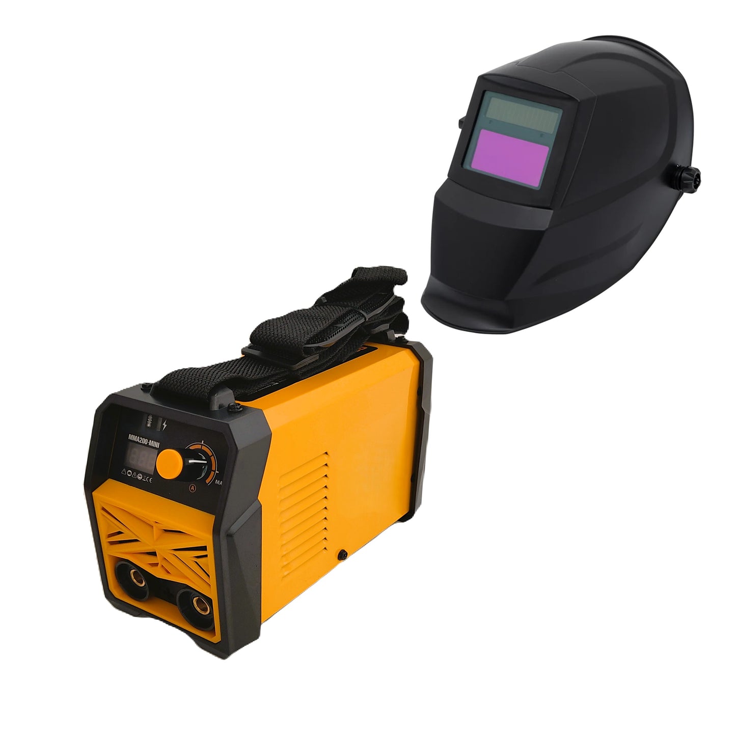 IARNA-OFERTELOR SET Aparat Sudura AZORAX-R200MN CU ELECTROD 1.6-5mm, REGLAJ FIN AMP200-Electronic, Invertor ECRAN LCD COLOR, PLUS Masca Automata Sudura