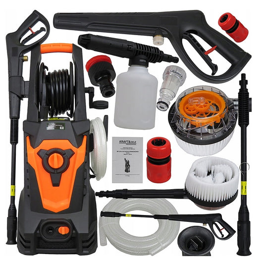 Aparat de spalat cu presiune Kraft&Dele KD432, 2100W, 6L/min, Accesorii incluse