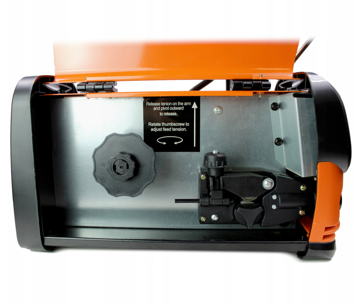 BLACK-FRIDAY Aparat sudura cu sarma Flux, KRAFTSON % Import Polonia % 1875, MIG-MAG/MMA, 250A, posibilitate LIFT-TIG, ORANGER-FLUX, cu Accesorii
