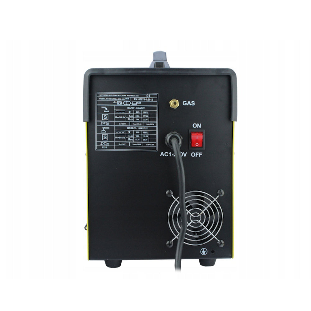 BLACK-FRIDAY Aparat sudura cu sarma KRAFTSON % Import Polonia % 1836, 250A, MIG-MAG/MMA, YELLOW-SUN