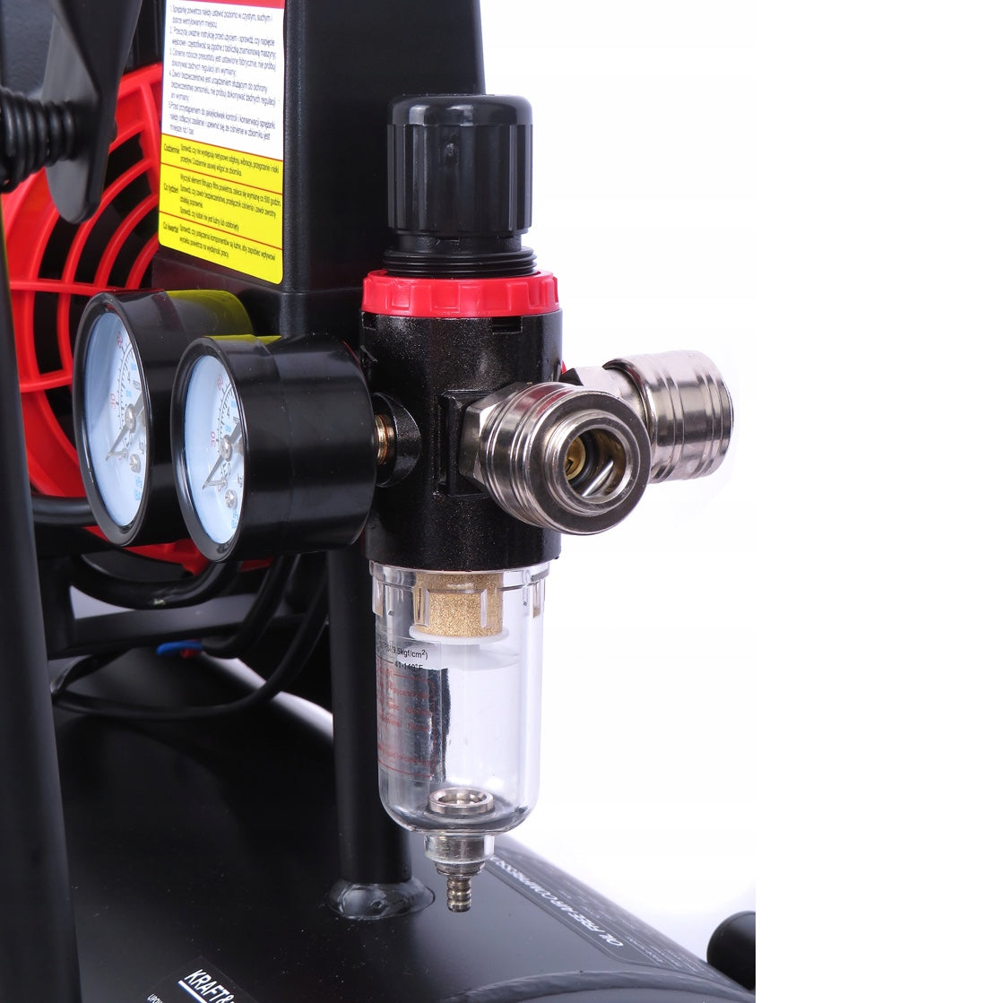 BLACK-FRIDAY Compresor aer fara ulei VOKNER 1390, 24L, 230V, 1300W, 8Bar, 220L/min, silentios