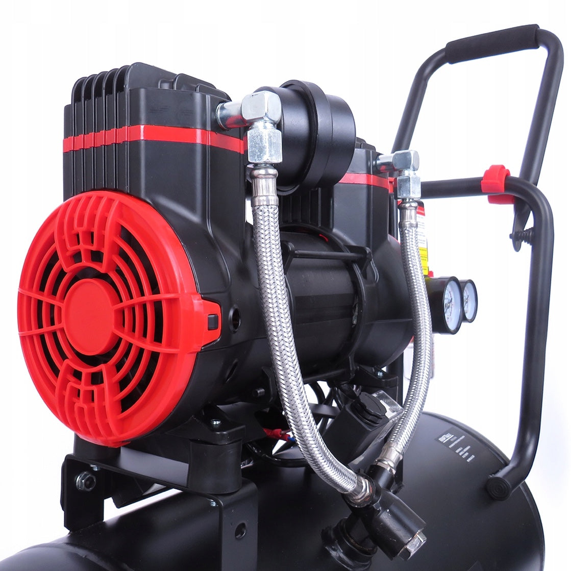 BLACK-FRIDAY Compresor aer fara ulei VOKNER 1390, 24L, 230V, 1300W, 8Bar, 220L/min, silentios