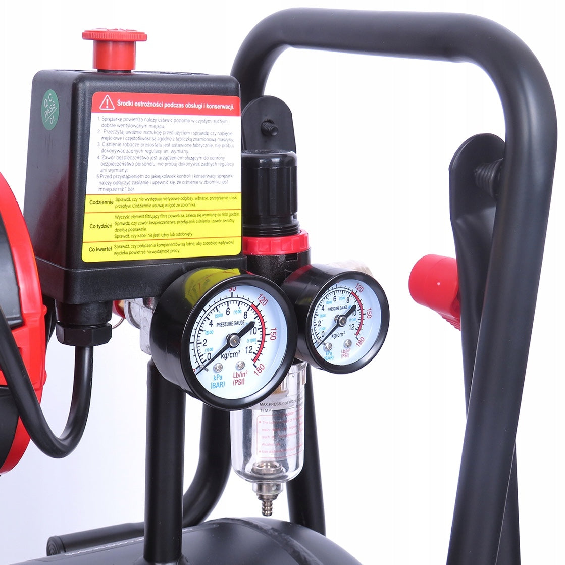 BLACK-FRIDAY Compresor aer fara ulei VOKNER 1390, 24L, 230V, 1300W, 8Bar, 220L/min, silentios