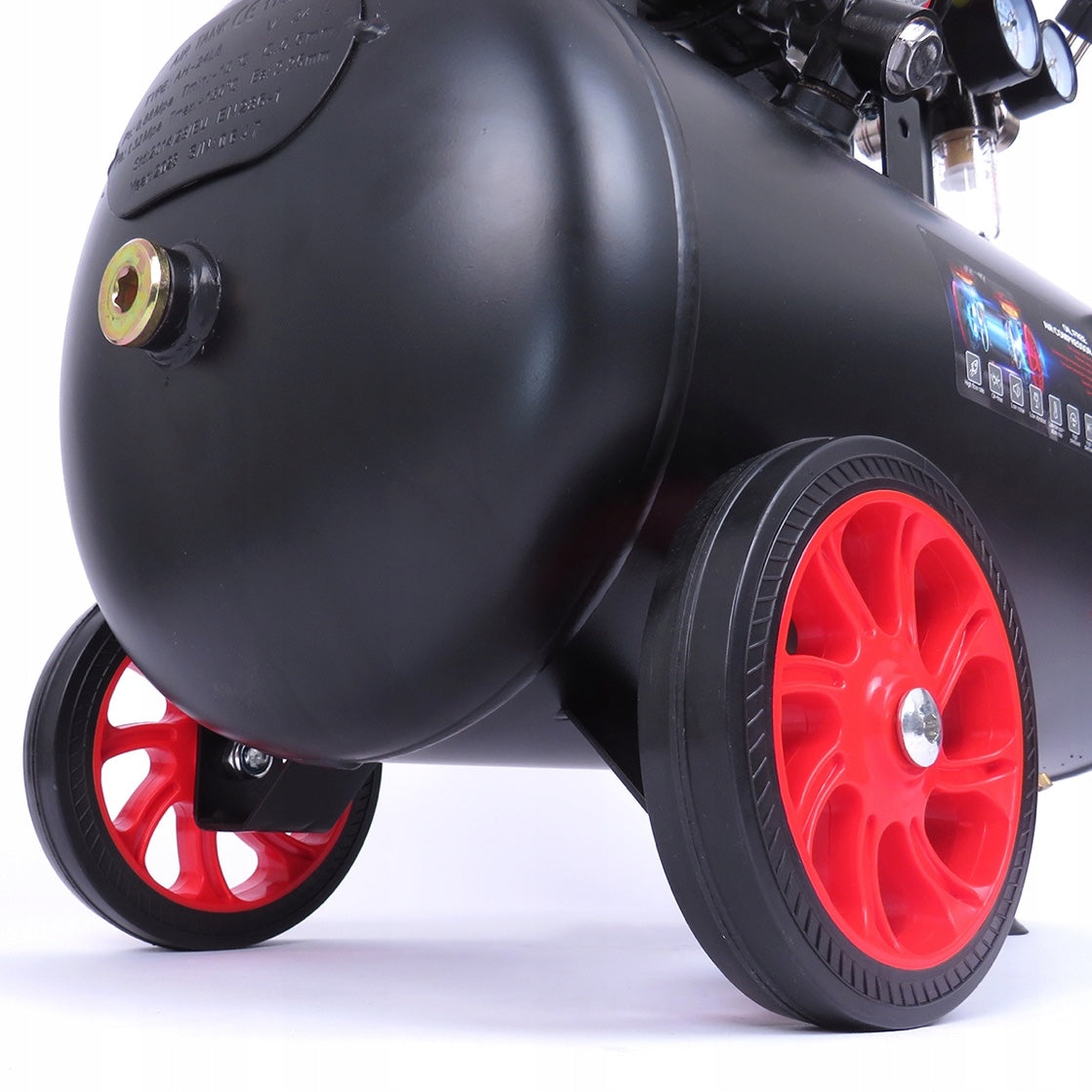 BLACK-FRIDAY Compresor aer fara ulei VOKNER 1390, 24L, 230V, 1300W, 8Bar, 220L/min, silentios