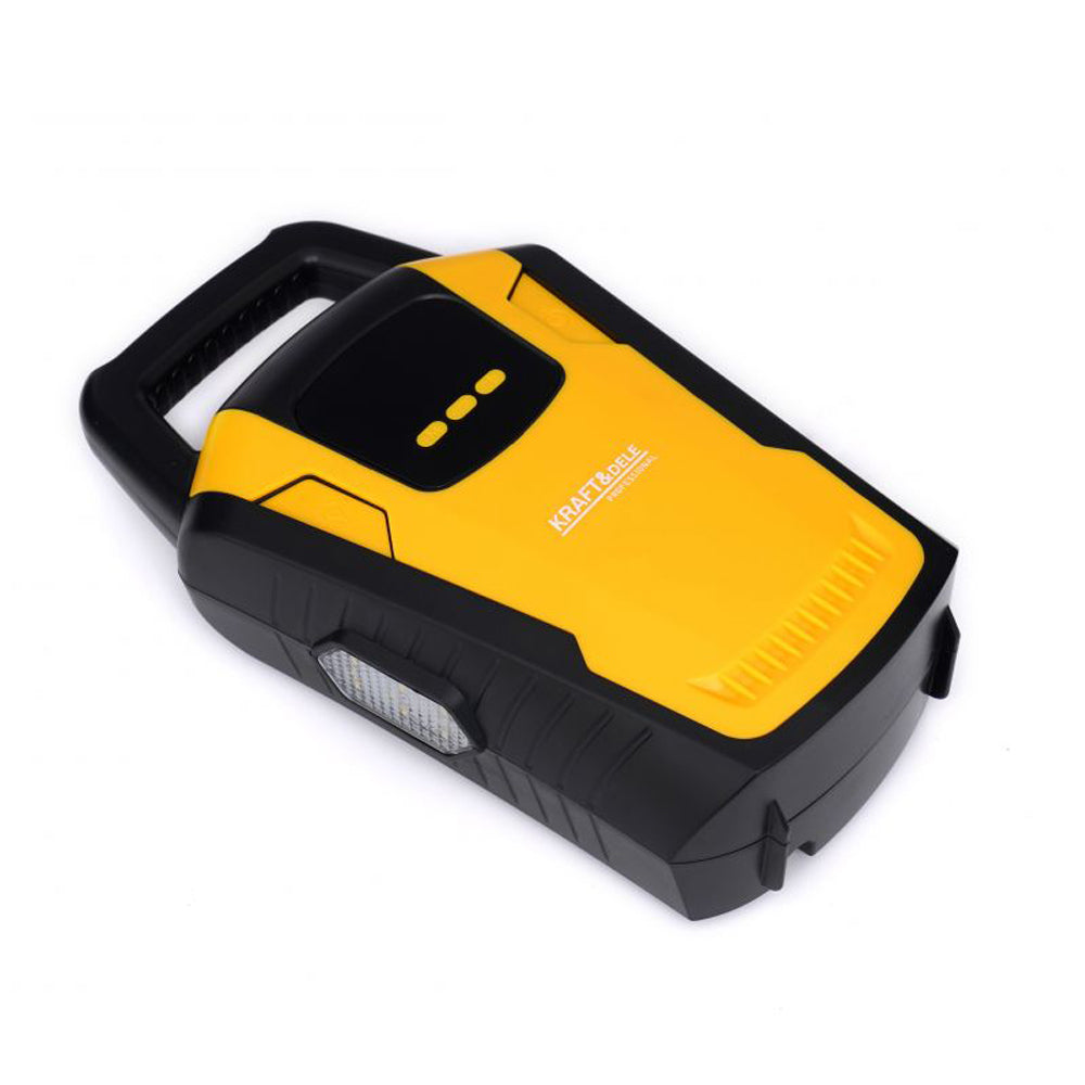 BLACK-FRIDAY Compresor aer portabil 12V, KRAFTSON % Import Polonia % 1469, display LED, universal pentru auto, motociclete, biciclete, diverse bile etc.