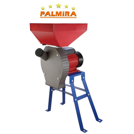 BLACK-FRIDAY Moara cereale si stiuleti 2 in 1 PALMiRA, 3.9kW, cu ciocanele, malai si uruiala, + suport cu picioare
