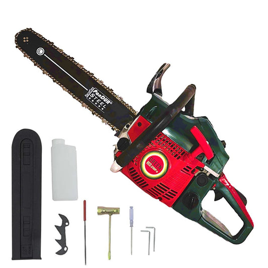 BLACK-FRIDAY *PROMO* Drujba VERDE PĂDURAR 5200, 4.4kW, 52CC, lama oțel PANDUR de 40cm