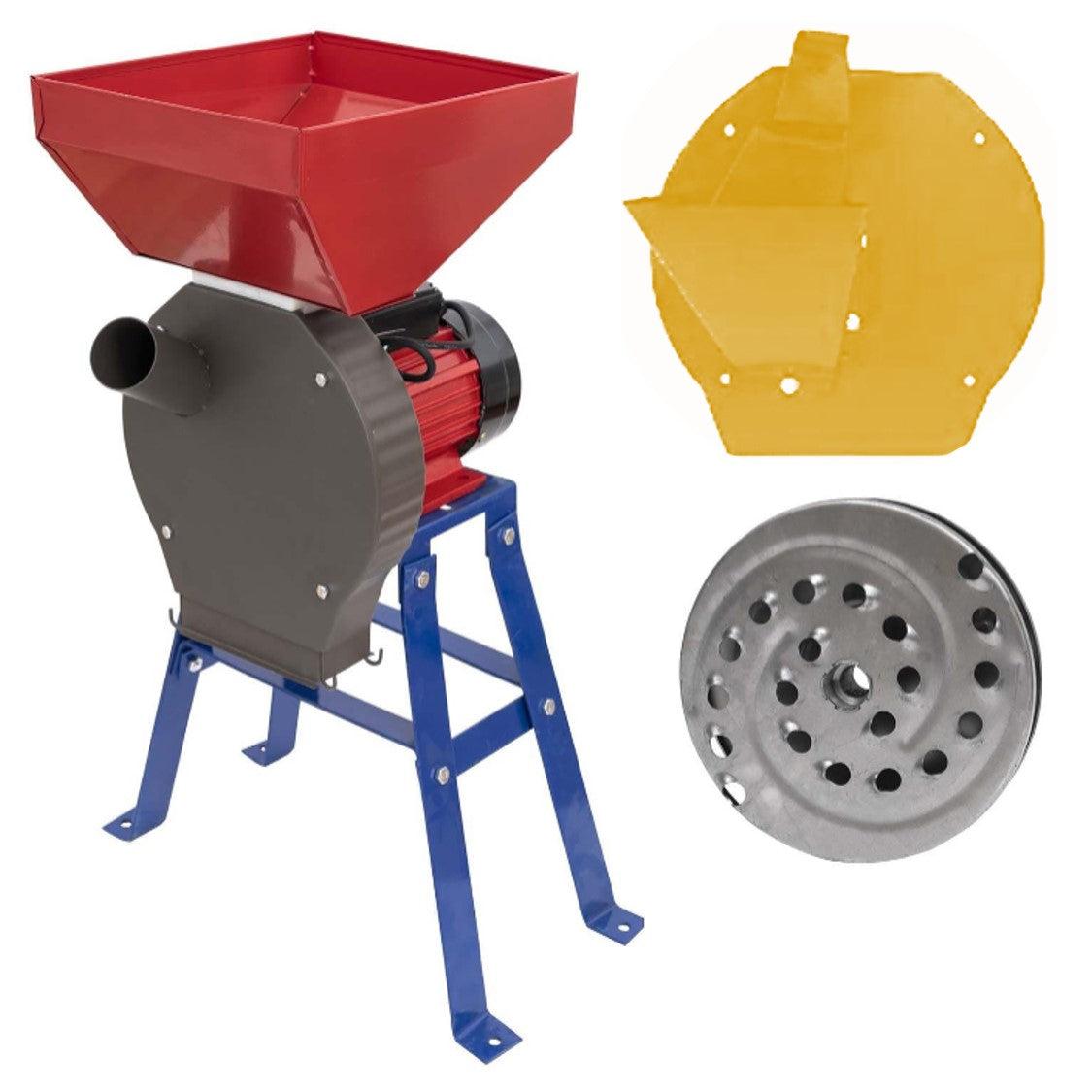 *BLACK-FRIDAY* Set Moara cereale, stiuleti si legume 3 in 1 , 3.9KW, + razatoare, + suport cu picioare
