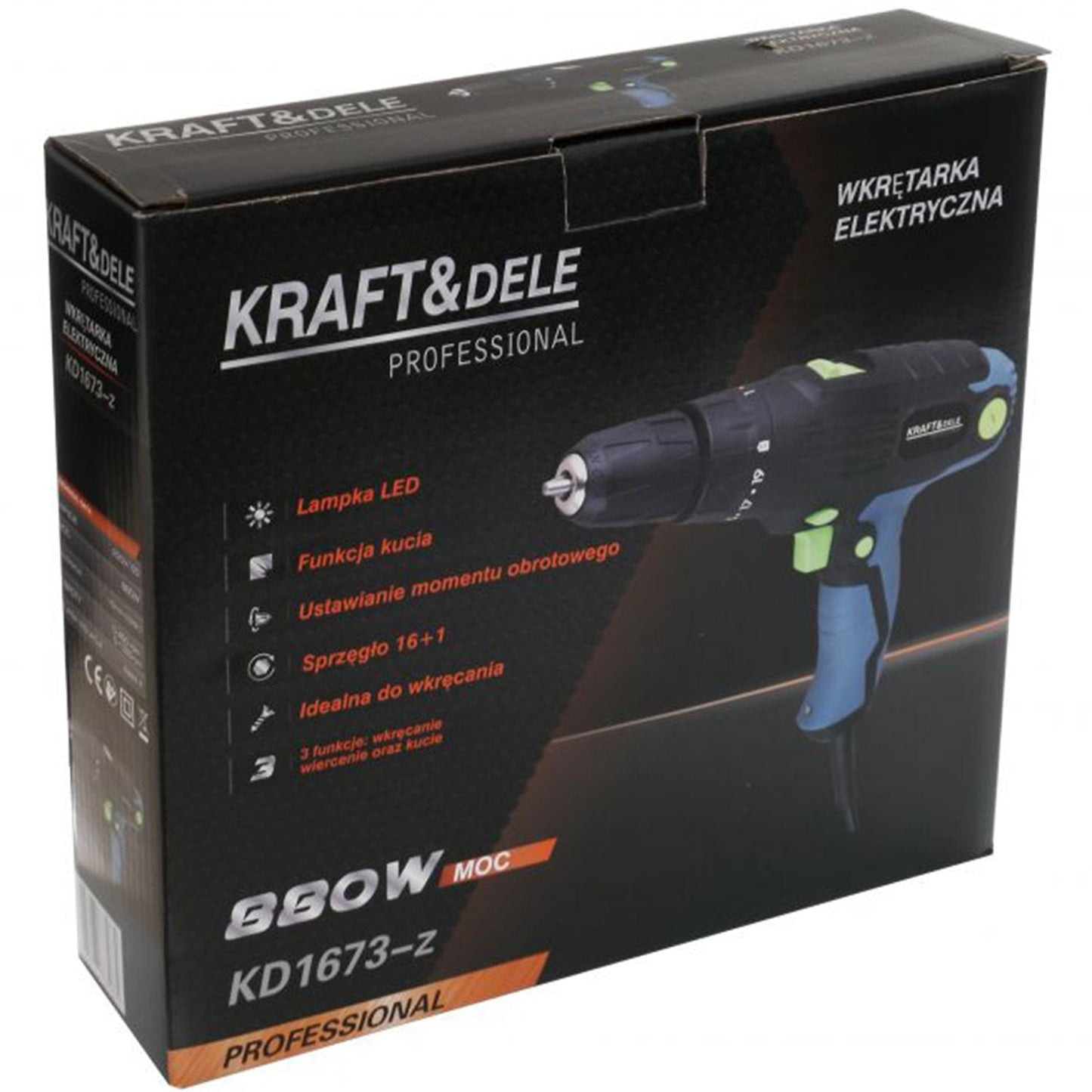 BLACK-FRIDAY Surubelnita de impact electrica Kraft&Dele KD1673-Z, 880W, 1350RPM